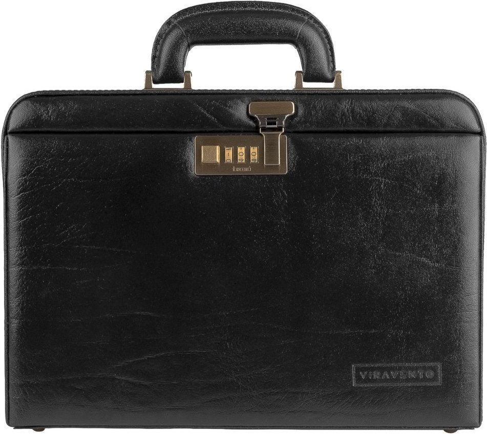 Imagem principal Maleta Vira Vento Pequena Em Couro Com Segredo Doctor - Preta café Vira Vento café