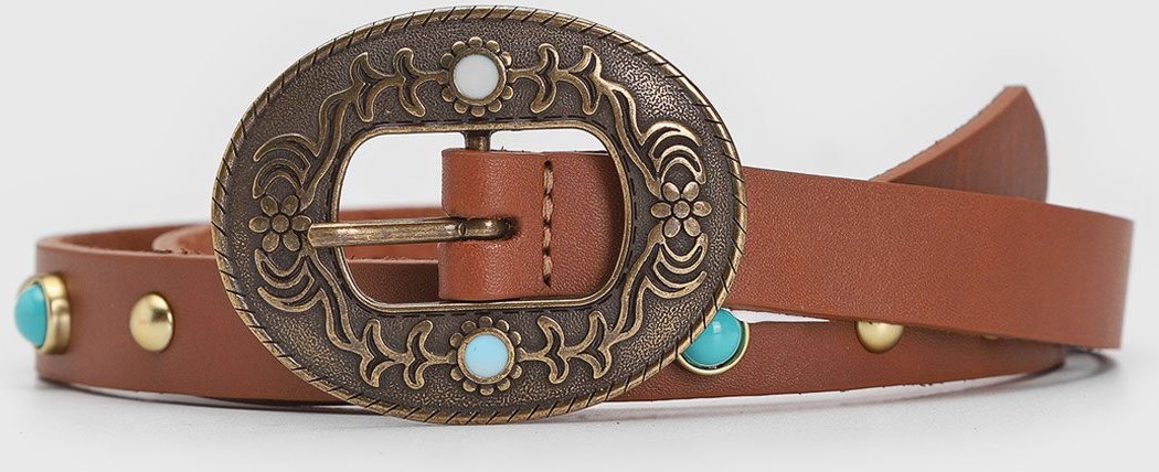 Cinto Feminino Luiza Barcelos Fivela Pedrarias