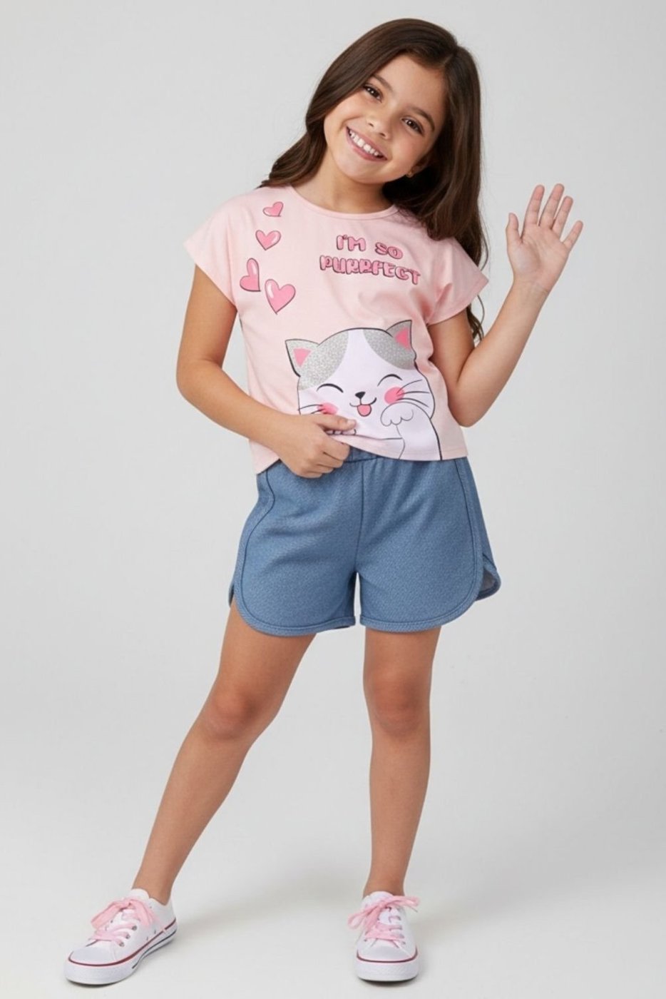Imagem principal Infantil - Conjunto Bem Vestir Feminino Gatinho rosa BEM VESTIR rosa