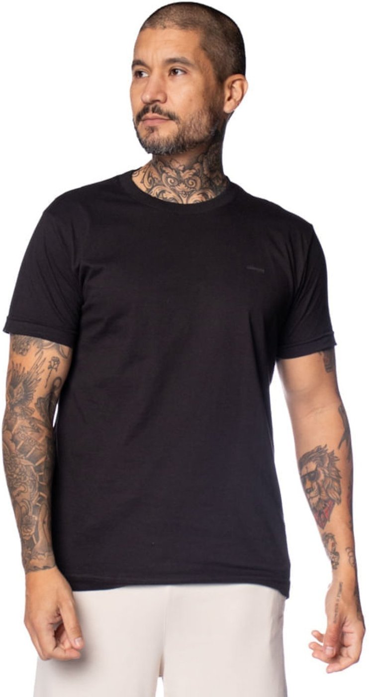 Imagem principal Camiseta Masculina Gangster Básica Algodão preto Gangster preto