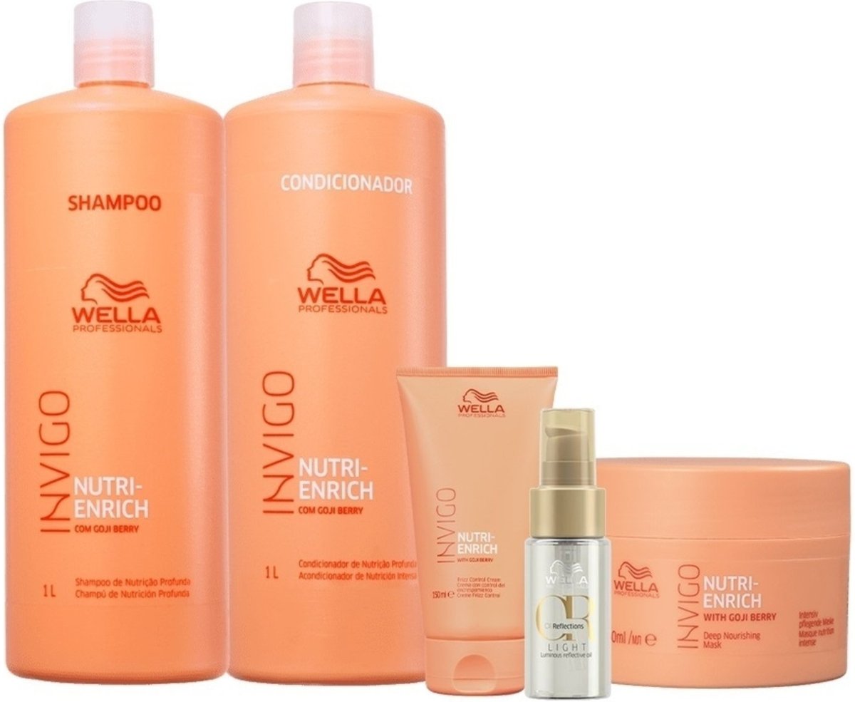 Imagem principal Kit Wella Professionals Invigo Nutri-Enrich Tratamento Light (5 produtos) multicolorido WELLA PROFESSIONALS multicolorido