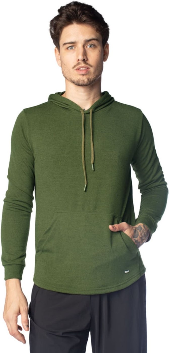 Imagem principal Blusa Masculina Over Surf Capuz Bolso Canguru Floresta verde Over Surf verde