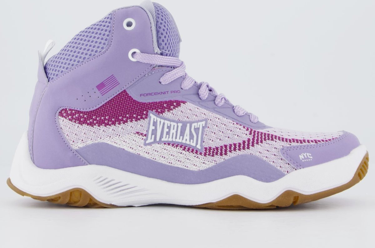 Tênis Everlast Forceknit Pro Feminino Lilás e Branco