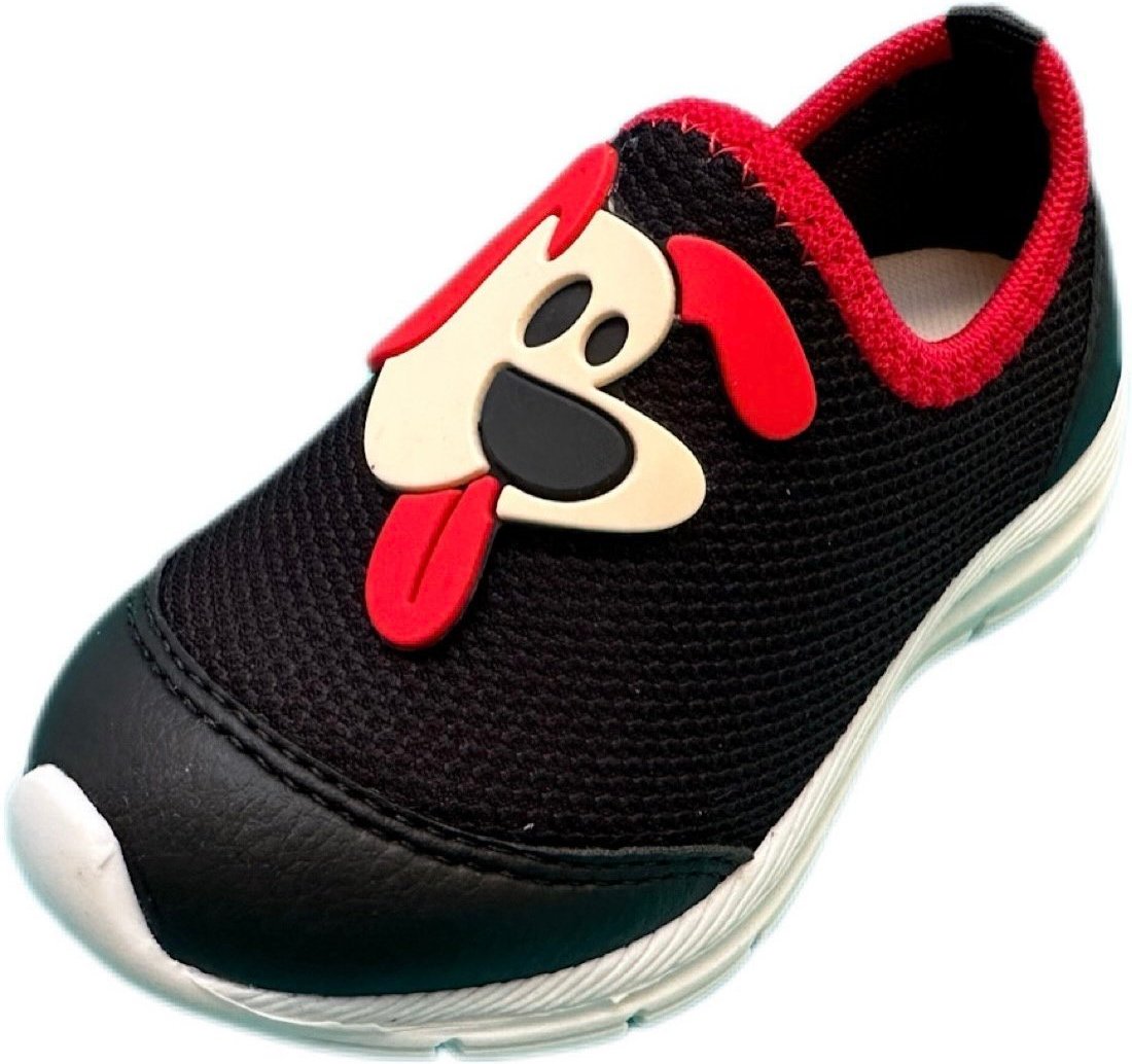 Imagem principal Infantil - Tênis Solzim Calce fácil cachorro preto Solzim preto