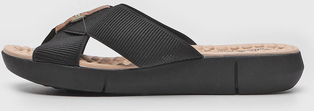 Rasteira Modare Texturizado Preta