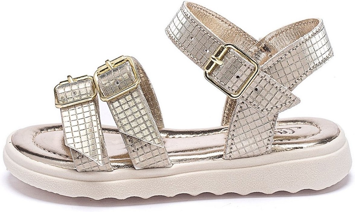 Imagem principal Infantil - Sandália Tininha Menina Brilho Moda Fivela Ouro rosê Tininha rosê