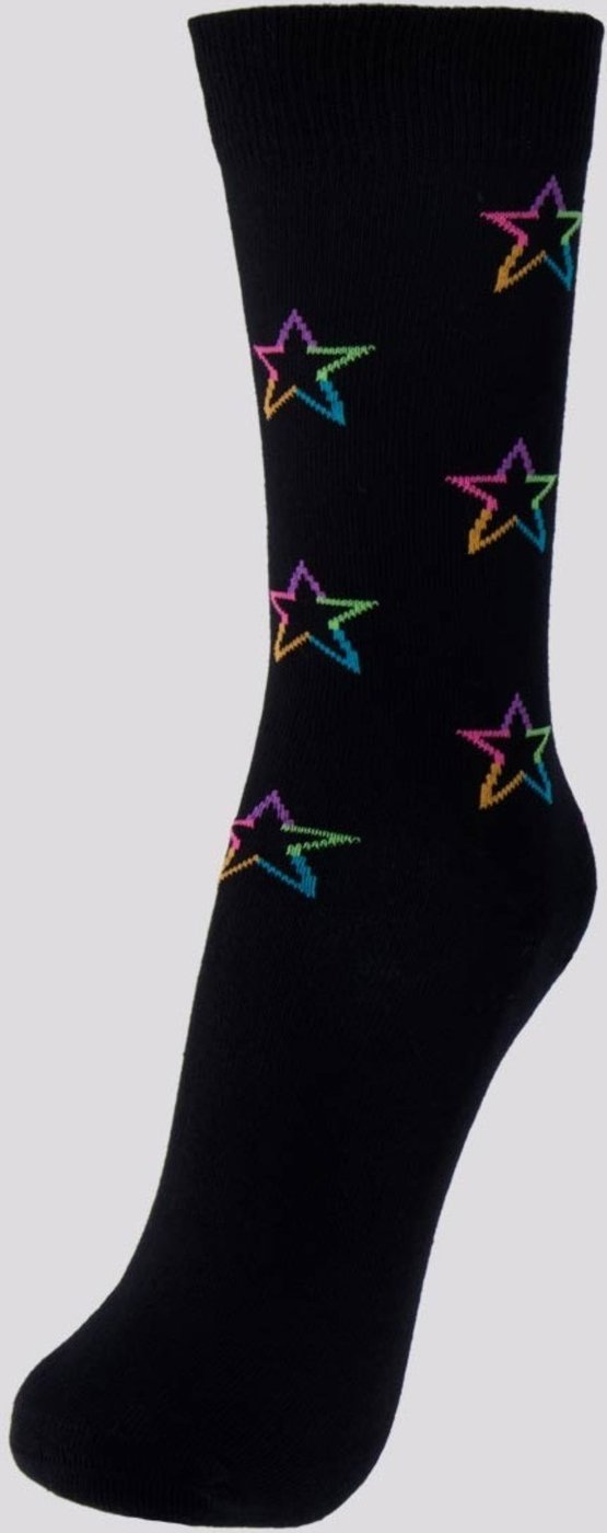 Meia Selene Cano Longo Street Feminina Preta