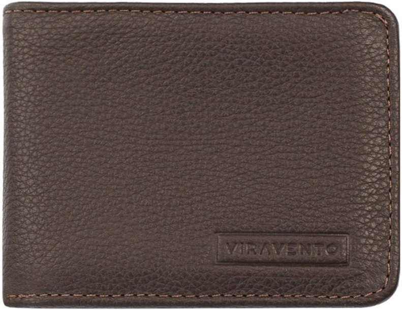 Imagem principal Carteira Vira Vento Masculina Pequena De Couro Italiano Floater Joel 8x10cm café Vira Vento café