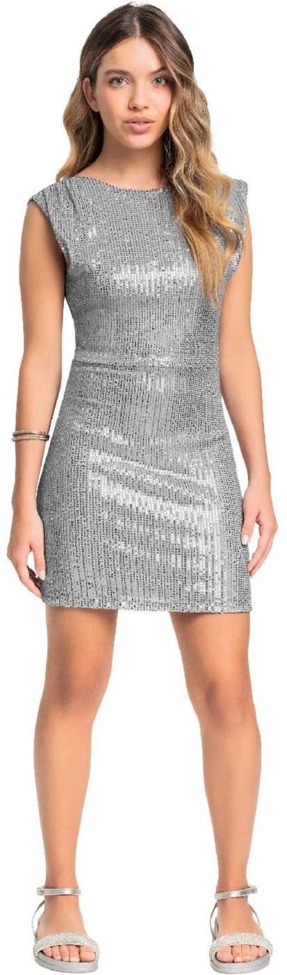 Imagem principal Infantil - Vestido Juvenil em Paetê Brilhante Gloss preto Gloss preto