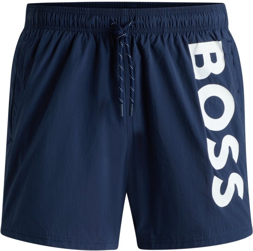 Imagem principal Shorts De Banho Com Logo Contrastante Em Tecido De Secagem Rápida L Boss azul Boss azul