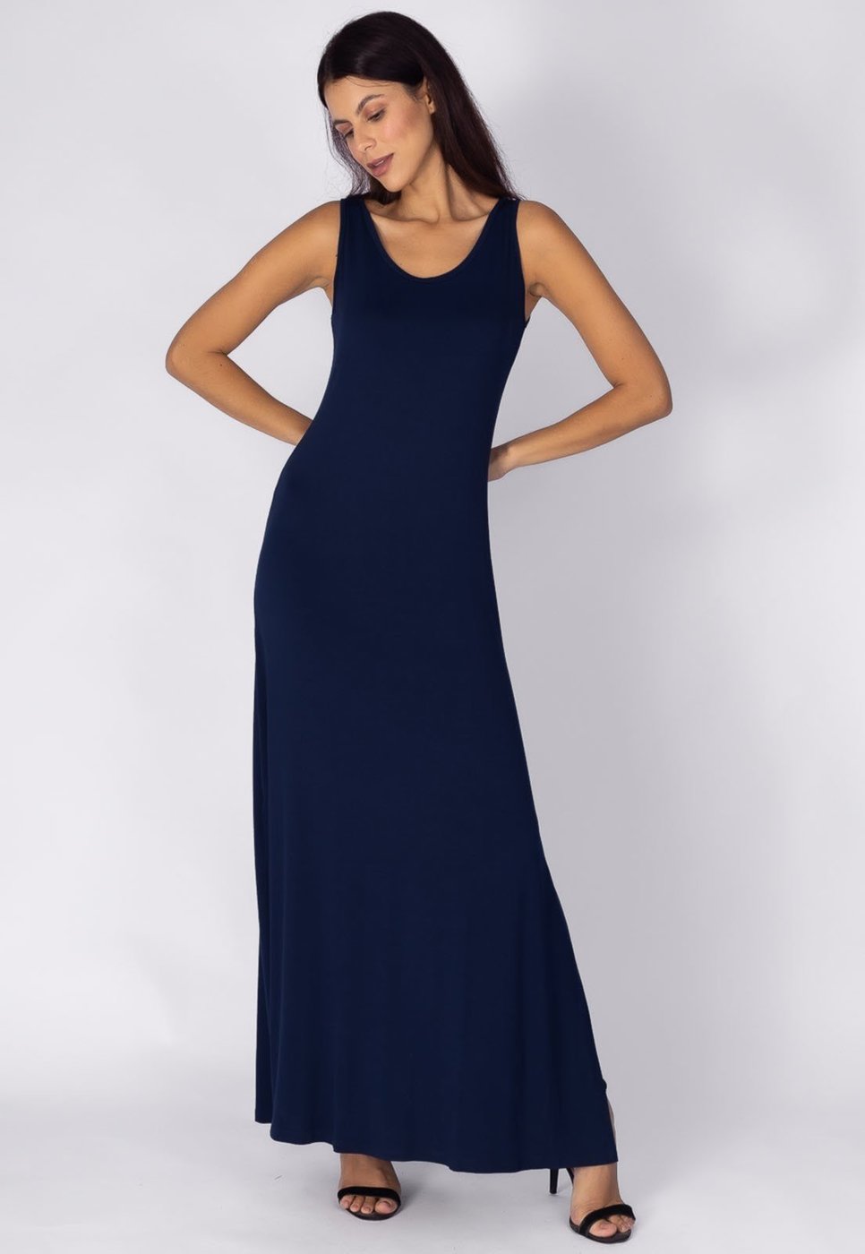 Vestido Amazonia Vital Longo Malha Butiá Regata