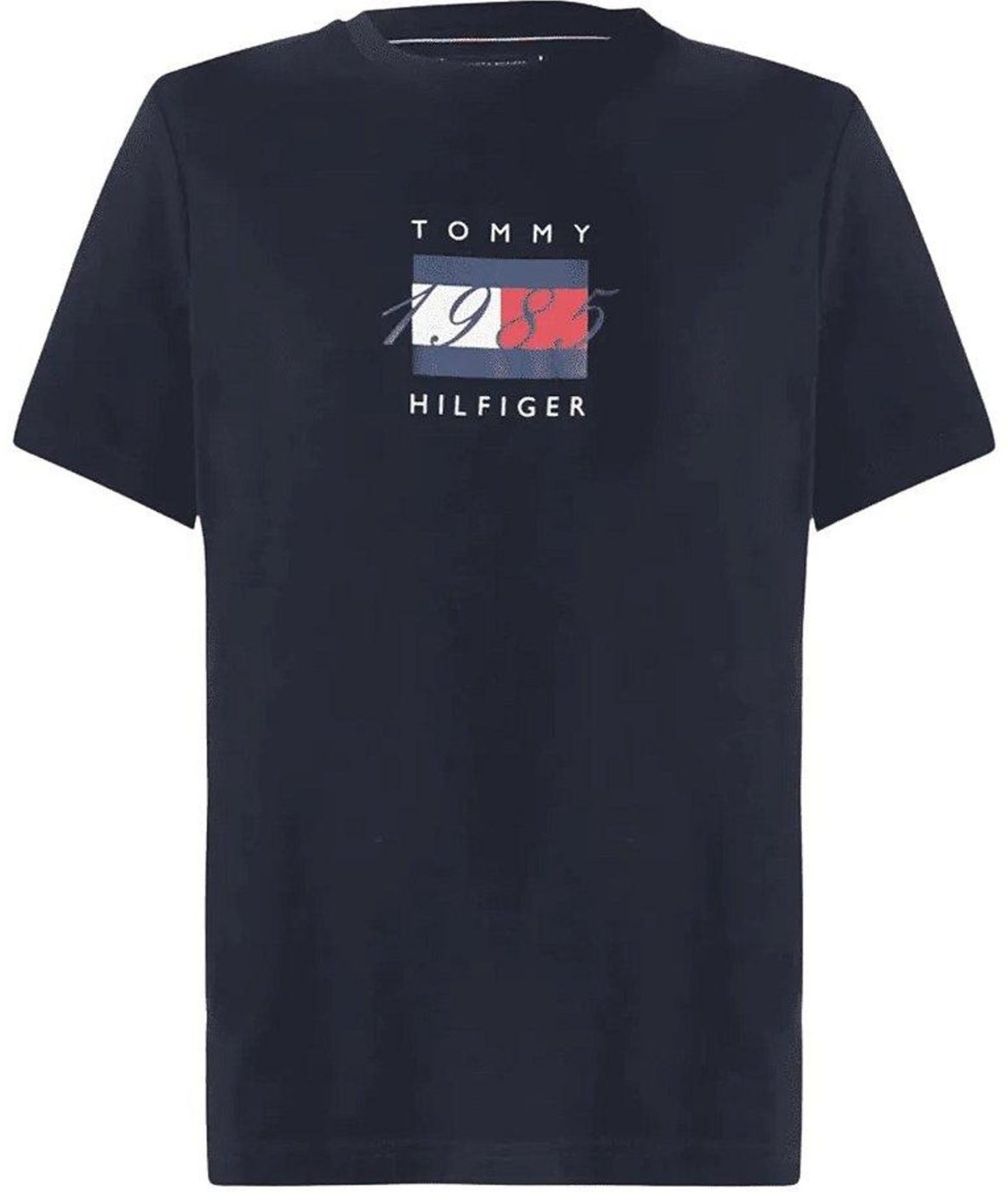 Imagem principal Camiseta Tommy Hilfiger Linear Flag Graphic Tee Marinho azul marinho Tommy Hilfiger azul marinho