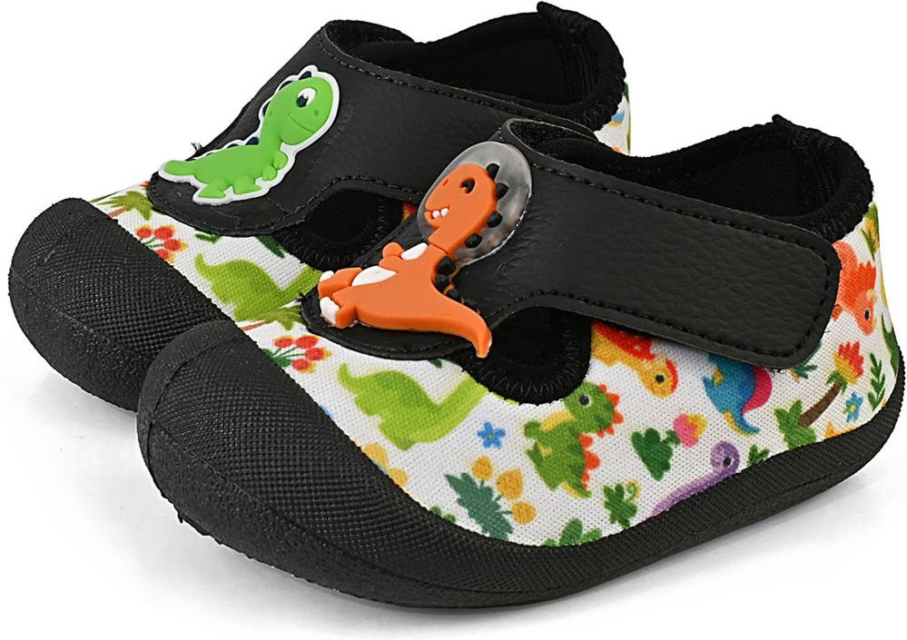 Imagem principal Infantil - Sapameia Antiderrapante Menino Verde Dinossauro Enfeite Mzkid branco/preto/verde verde Mzkid branco/preto/verde verde