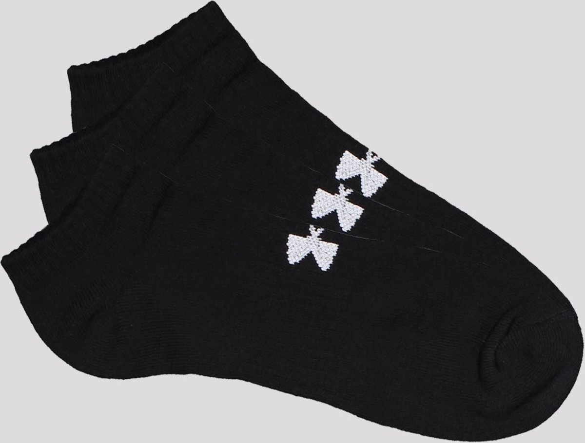 Kit Meia Under Armour Core Cotton NS 3 Pares Preta