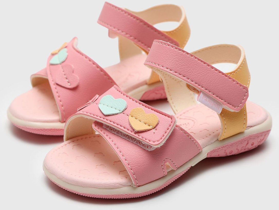 Imagem principal Infantil - Sandália Pampili Corações rosa Pampili rosa