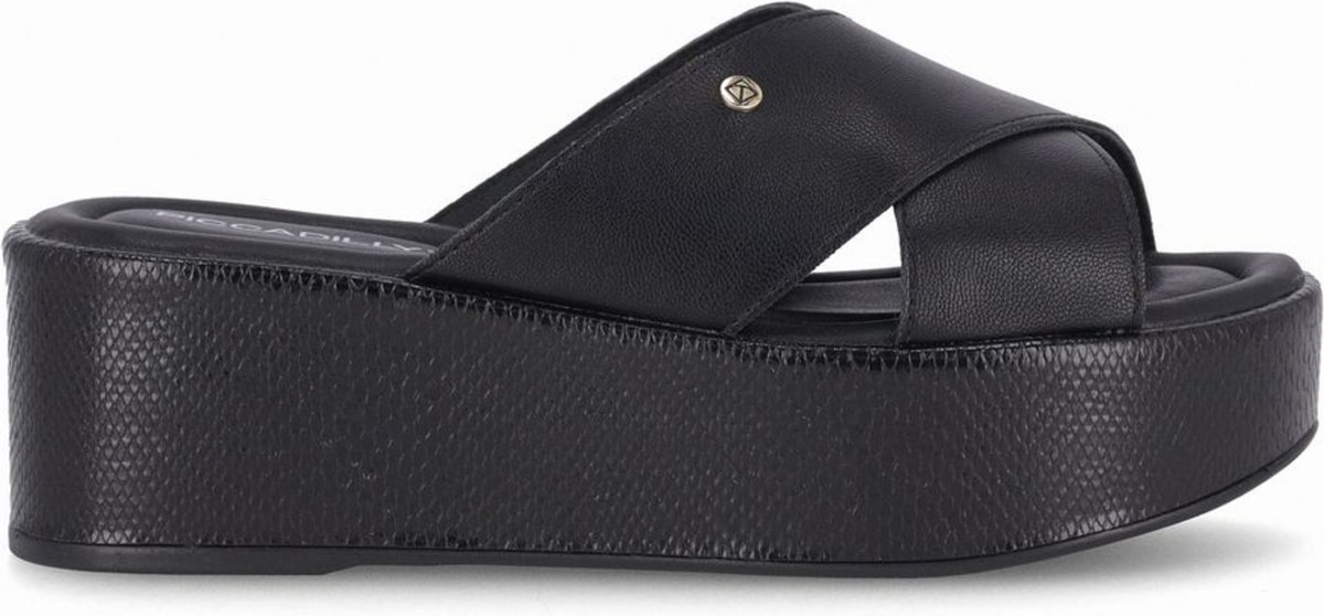 Imagem principal Tamanco Leia Anabela Médio Piccadilly preto Piccadilly preto