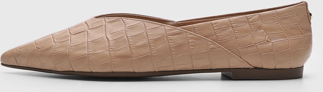 Imagem principal Sapatilha Feminina Jorge Bischoff Textura Croco nude Jorge Bischoff nude