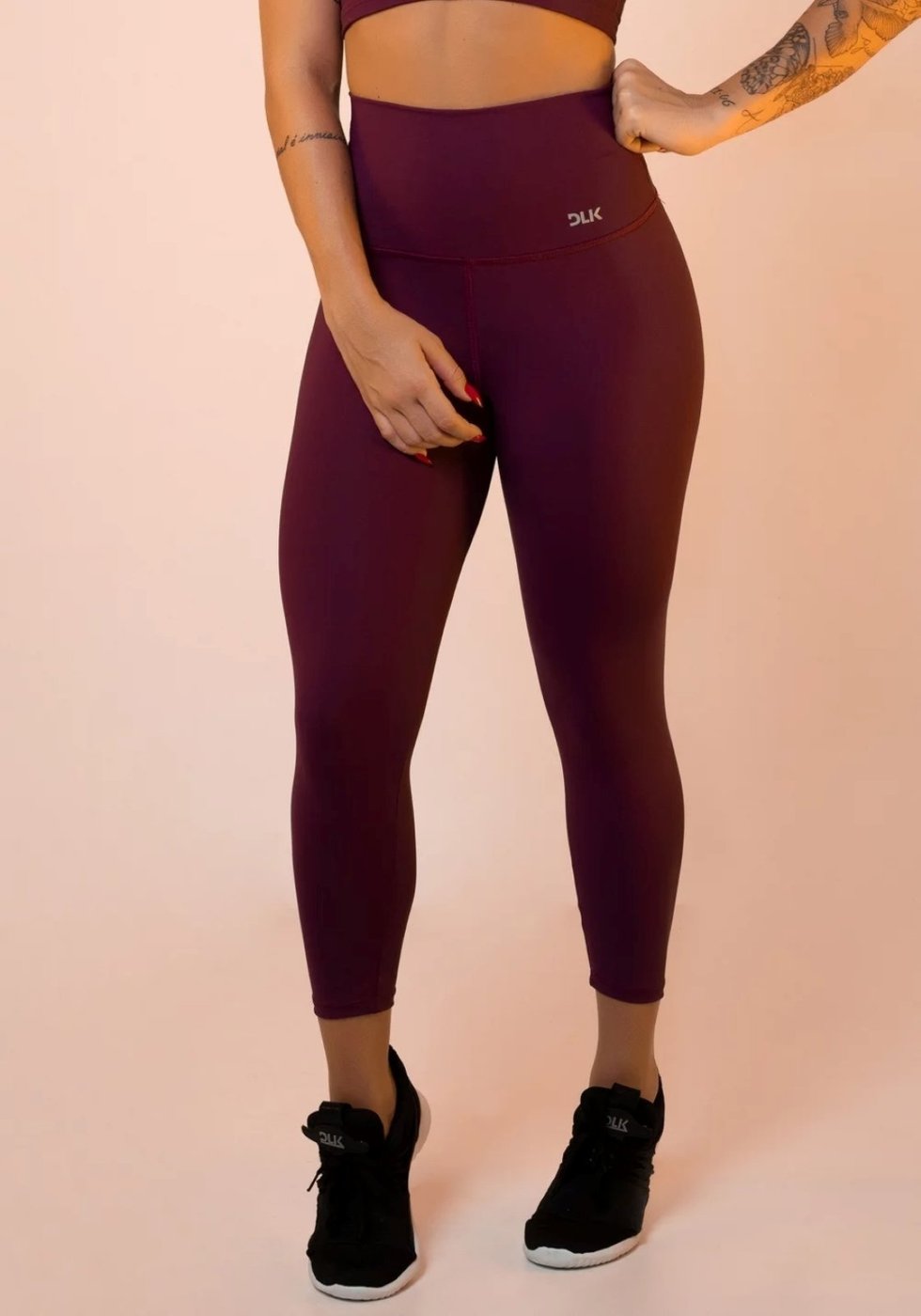 Imagem principal Calça Legging D Bell Outlet Fashion Academia Fitness Bordo bordô