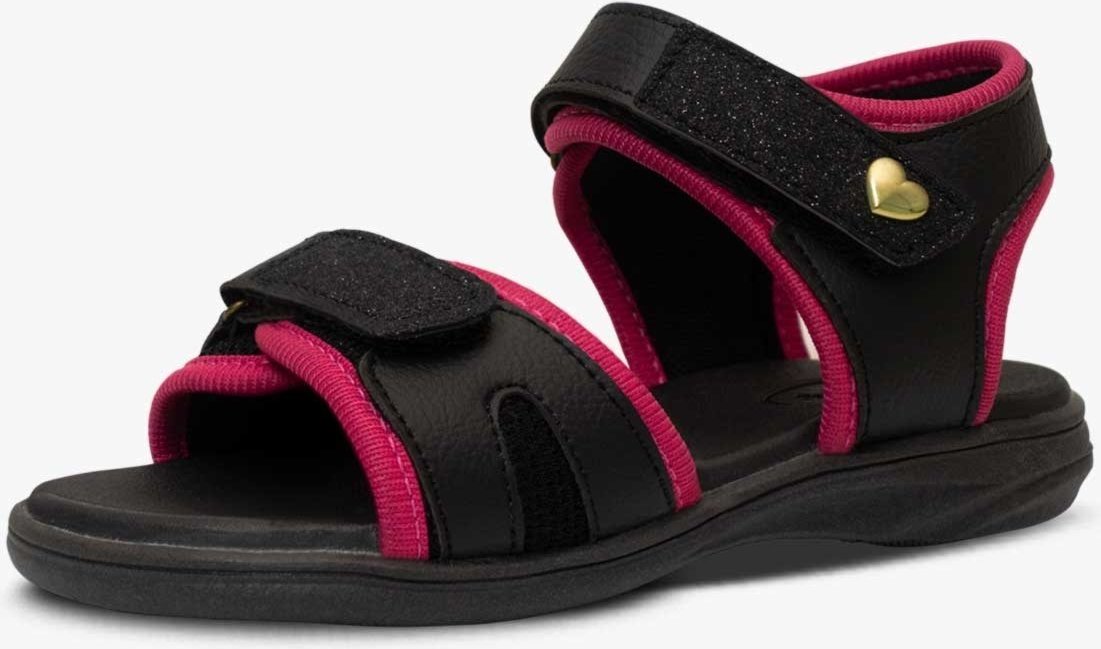 Imagem principal Infantil - Sandália Papete Casual Pópidi Menina Preto pink/preto pink Pópidí pink/preto pink