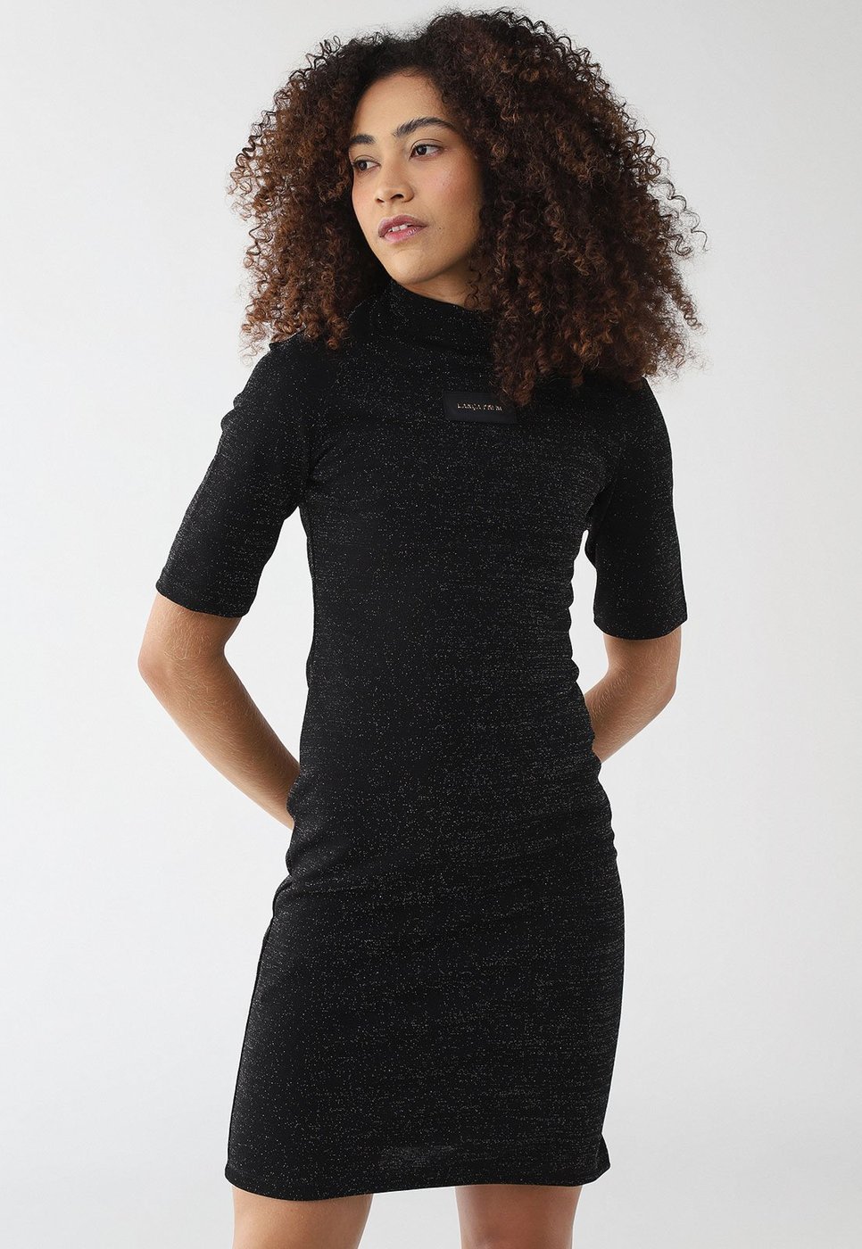 Vestido Curto Feminino Lança Perfume Slim Brilho