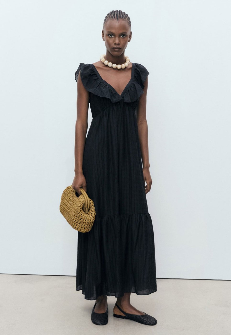 Vestido Mango Midi Romana