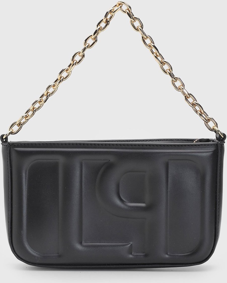 Bolsa Feminina Lança Perfume Alça Corrente Preta