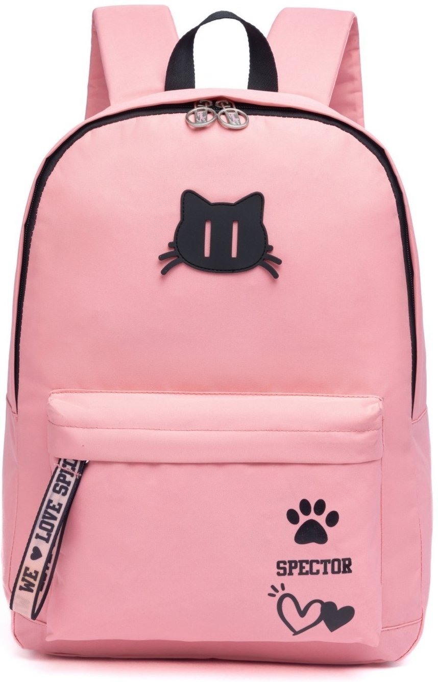 Imagem principal Infantil - Mochila Bolsa Spector Juvenil Menina Escolar Casual Passeio Espaçosa Resistente rosa Spector rosa