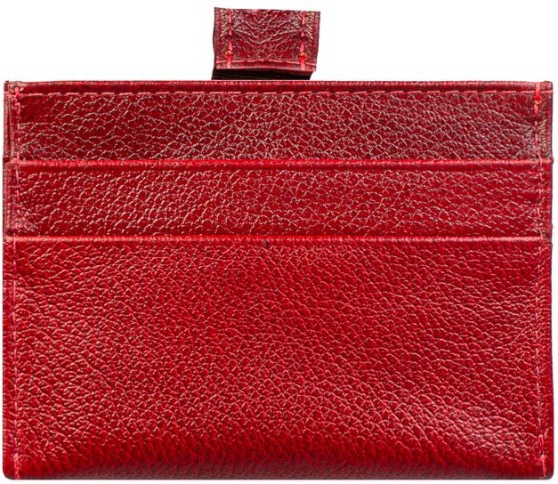 Porta cartões de couro liso Ianna 8x10cm