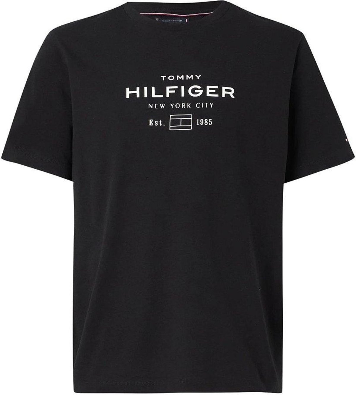 Imagem principal Camiseta Tommy Hilfiger Stack Graphic Tee preto Tommy Hilfiger preto