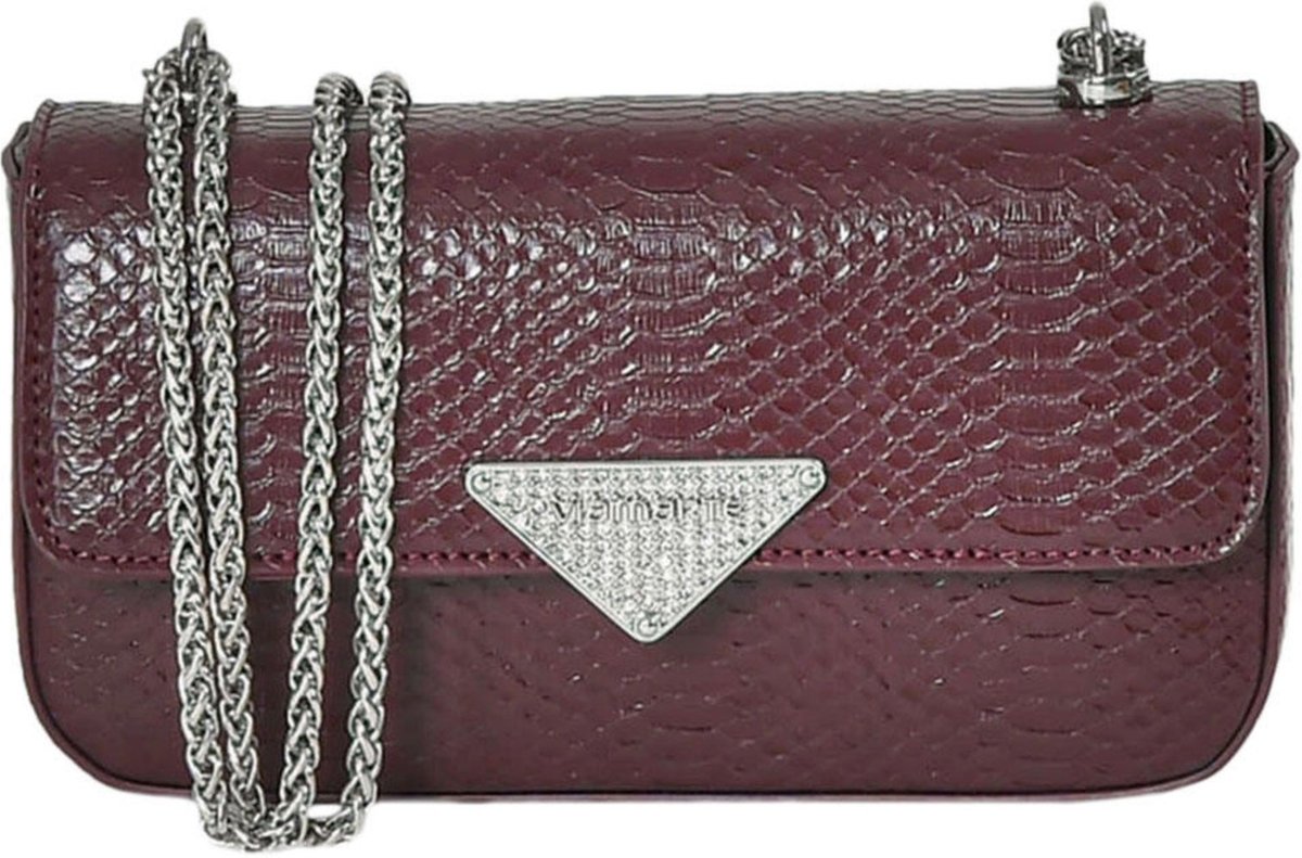 Imagem principal Bolsa Feminina Transversal Via Marte B1-163 5830163 vinho VIA MARTE vinho