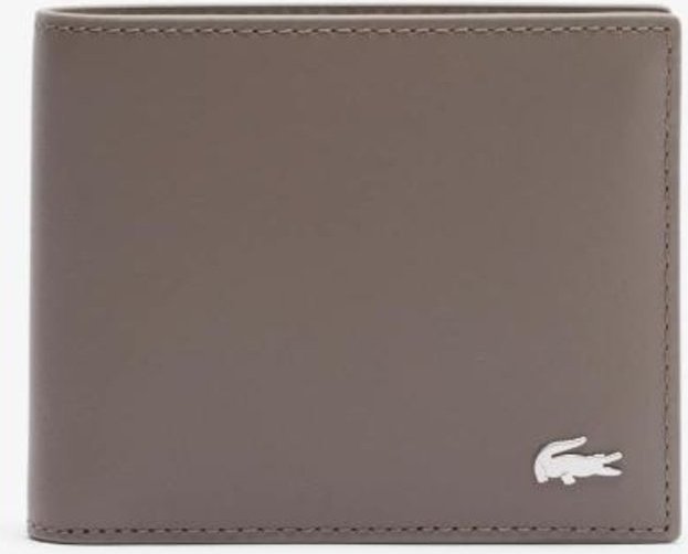 Imagem principal Carteira em Couro Fitzgerald masculina Lacoste para Seis Cartões marrom Lacoste marrom