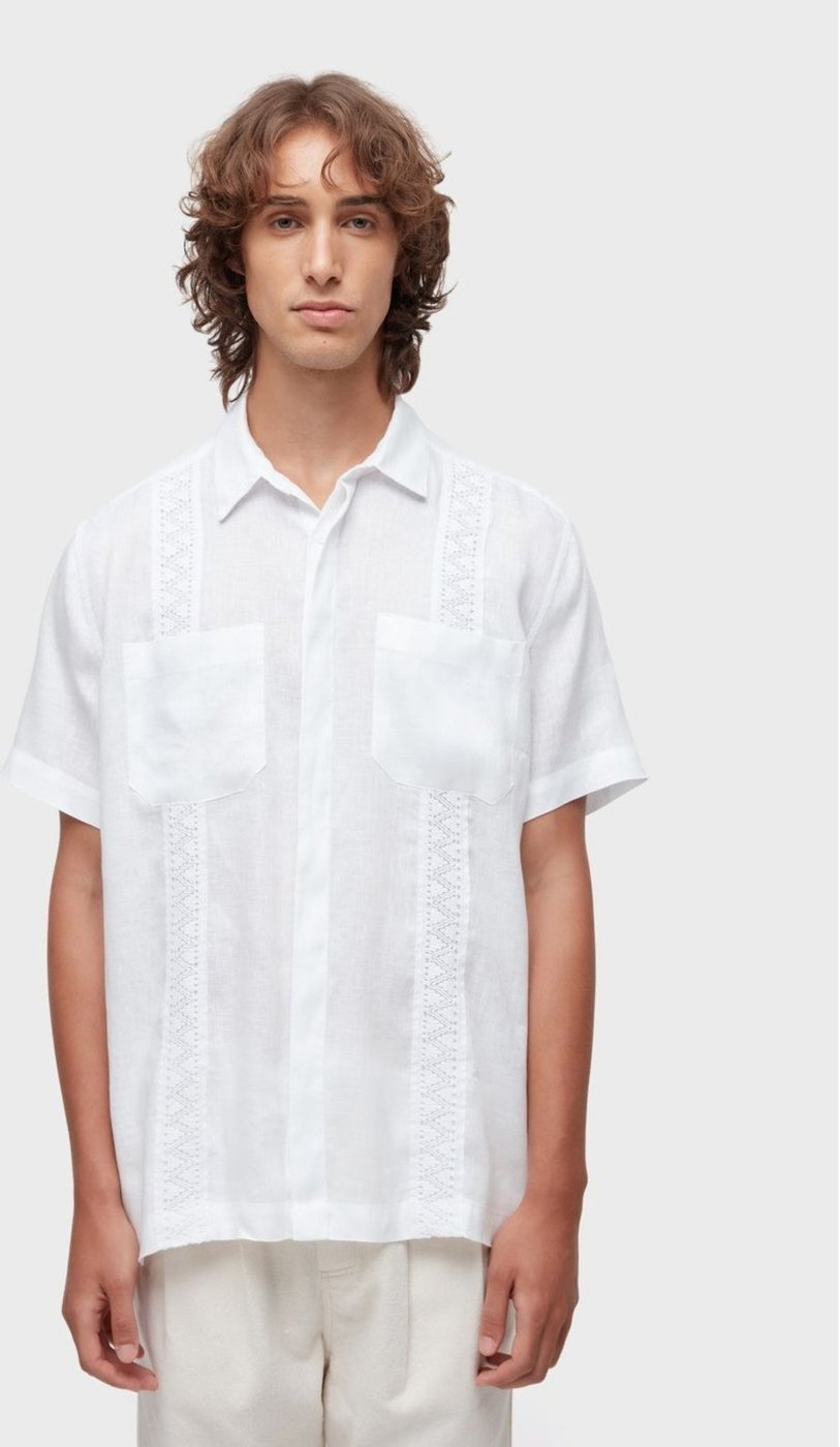 Imagem principal Camisa linen lace mc branco branco