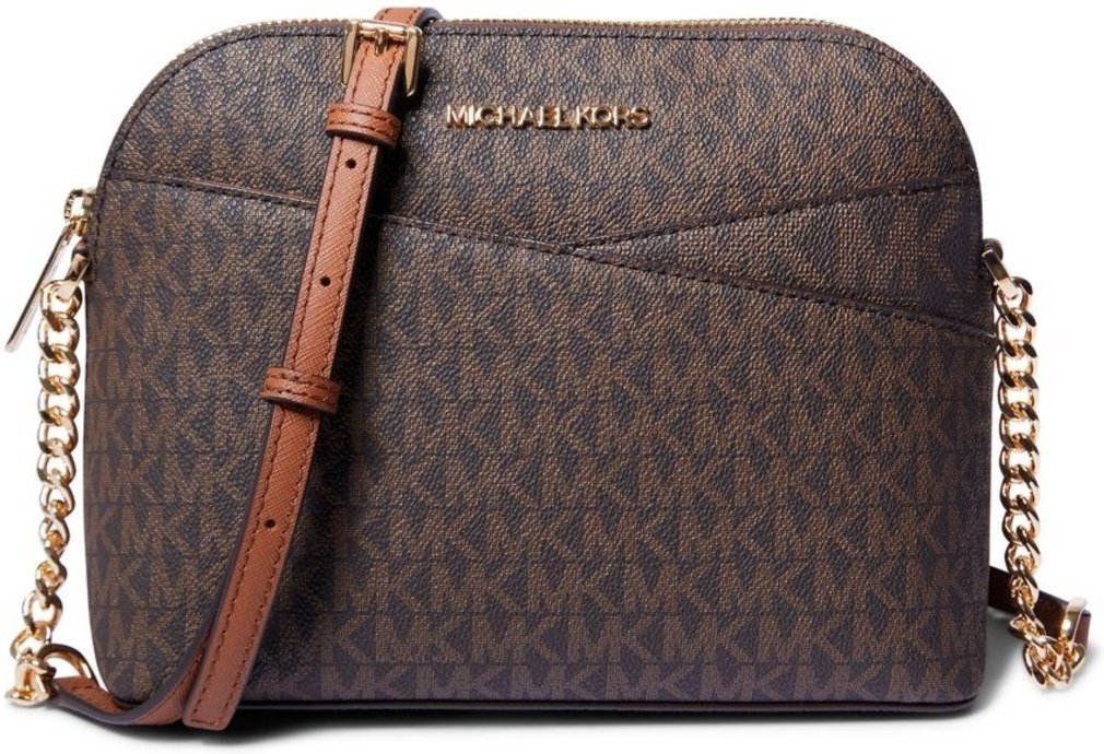 Imagem principal Bolsa Transversal Jet Set Logo Pequena 35F1gtvc6b200 Michael Kors marrom Michael Kors marrom
