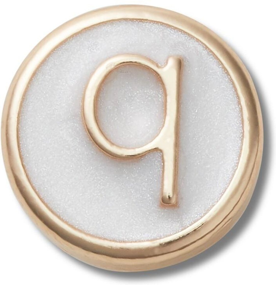 Infantil - Jibbitz™ Letra Q Pequena Perolizada