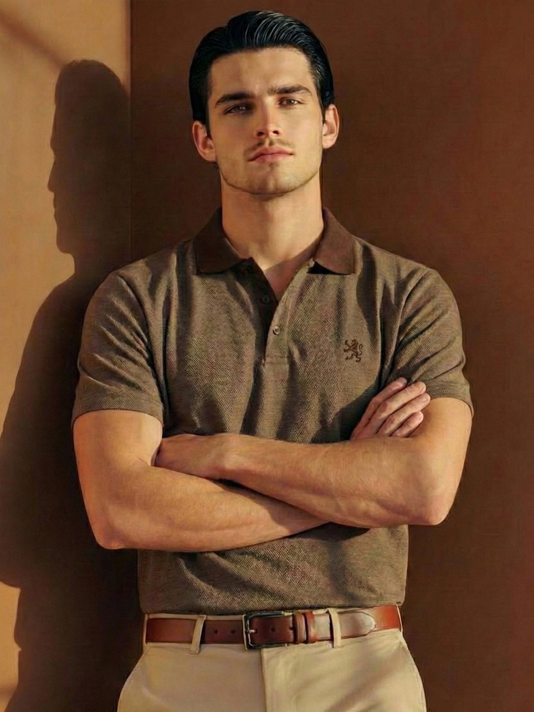 Imagem principal Camisa Polo Manga Curta Social FS CONCEPT marrom FS CONCEPT marrom