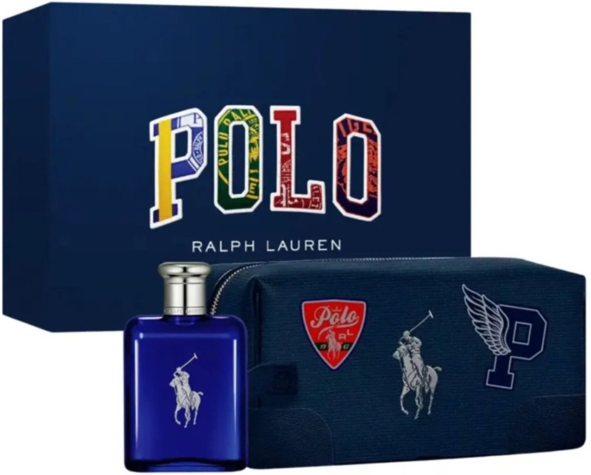 Kit Polo Ralph Lauren Polo Blue Eau de Toilette + Necessaire