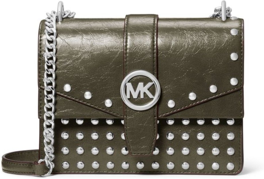 Imagem principal Bolsa Transversal Greenwich Com Tachas 35F5sgrc1y333 Michael Kors verde Michael Kors verde