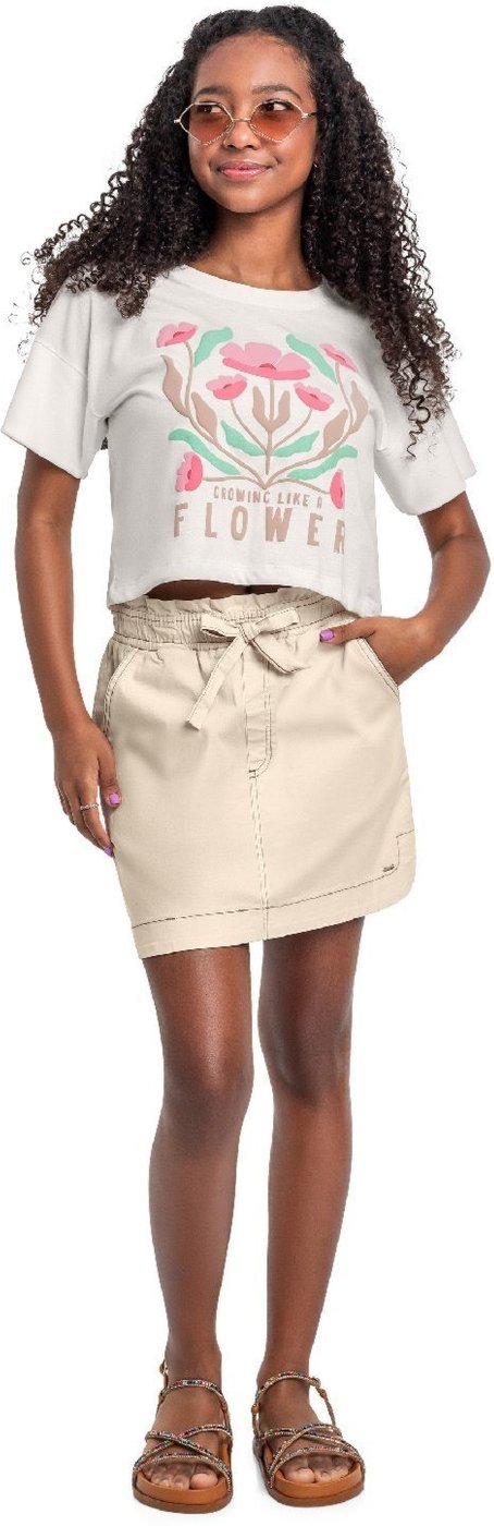 Imagem principal Infantil - Blusa Juvenil com Puff Gloss bege Gloss bege