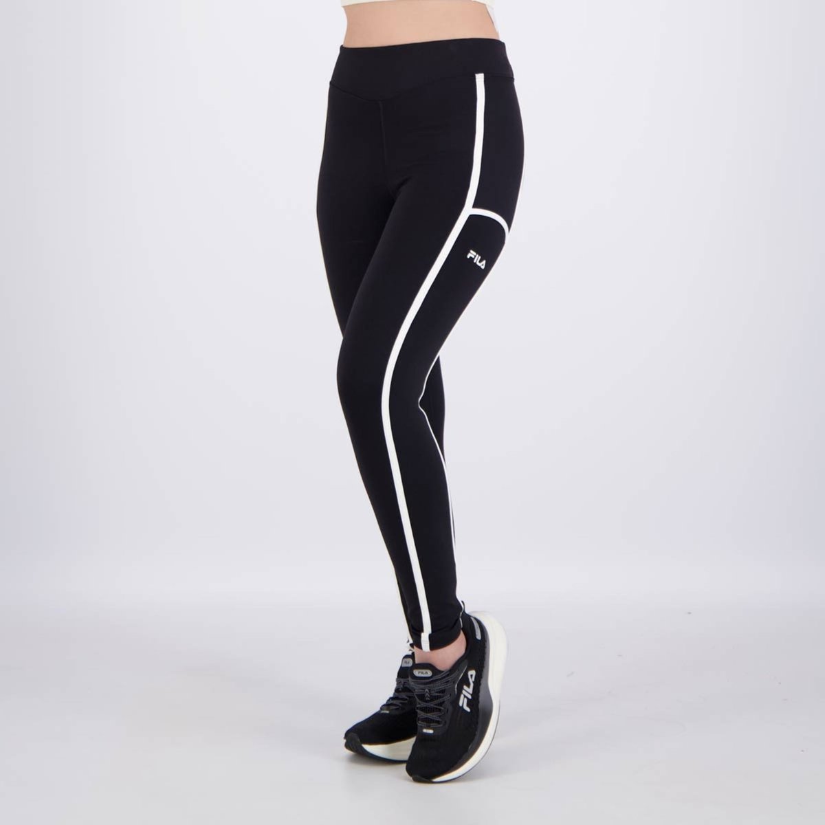Calça Legging Fila Tennis Sports Club Feminina Preta