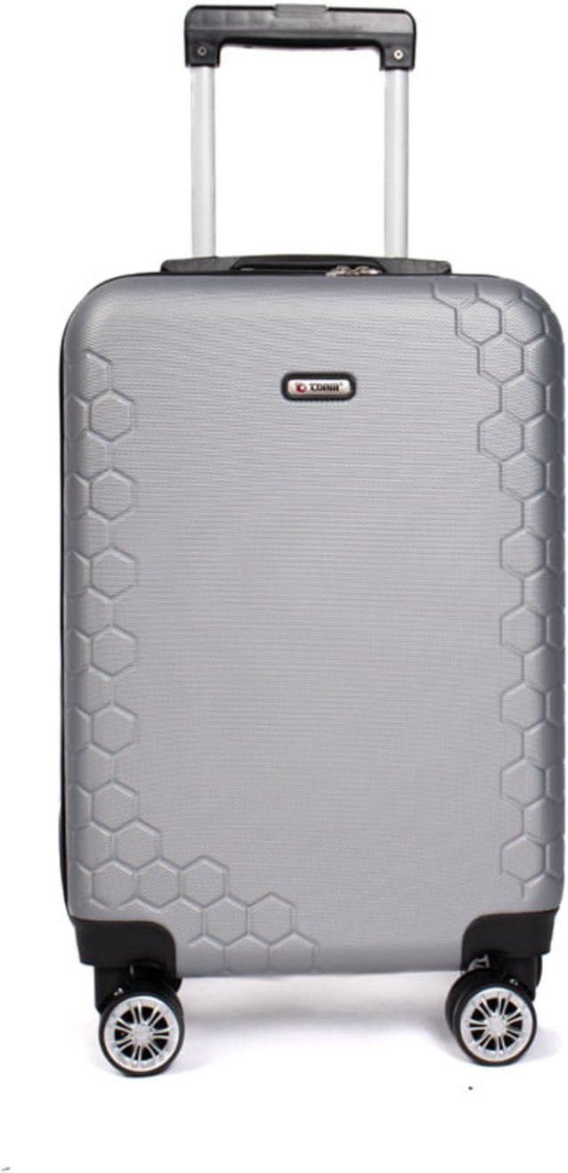 Imagem principal Mala Tonin Hexagon Rígida Bordo Pequena prata Tonin prata