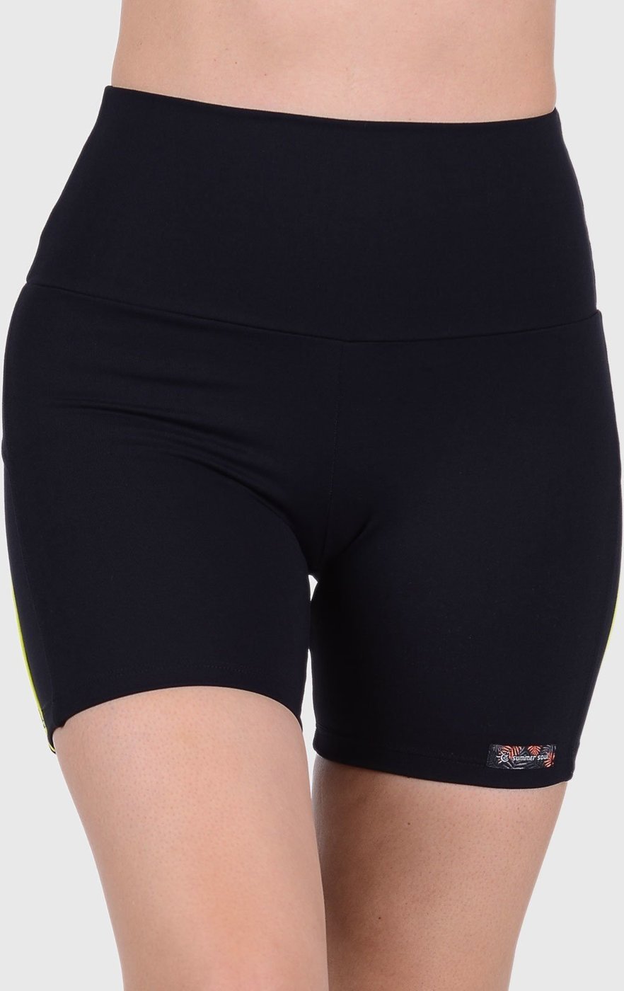Imagem principal Short Curto Fitness Suplex Cós Alto Summer Soul preto Summer Soul preto
