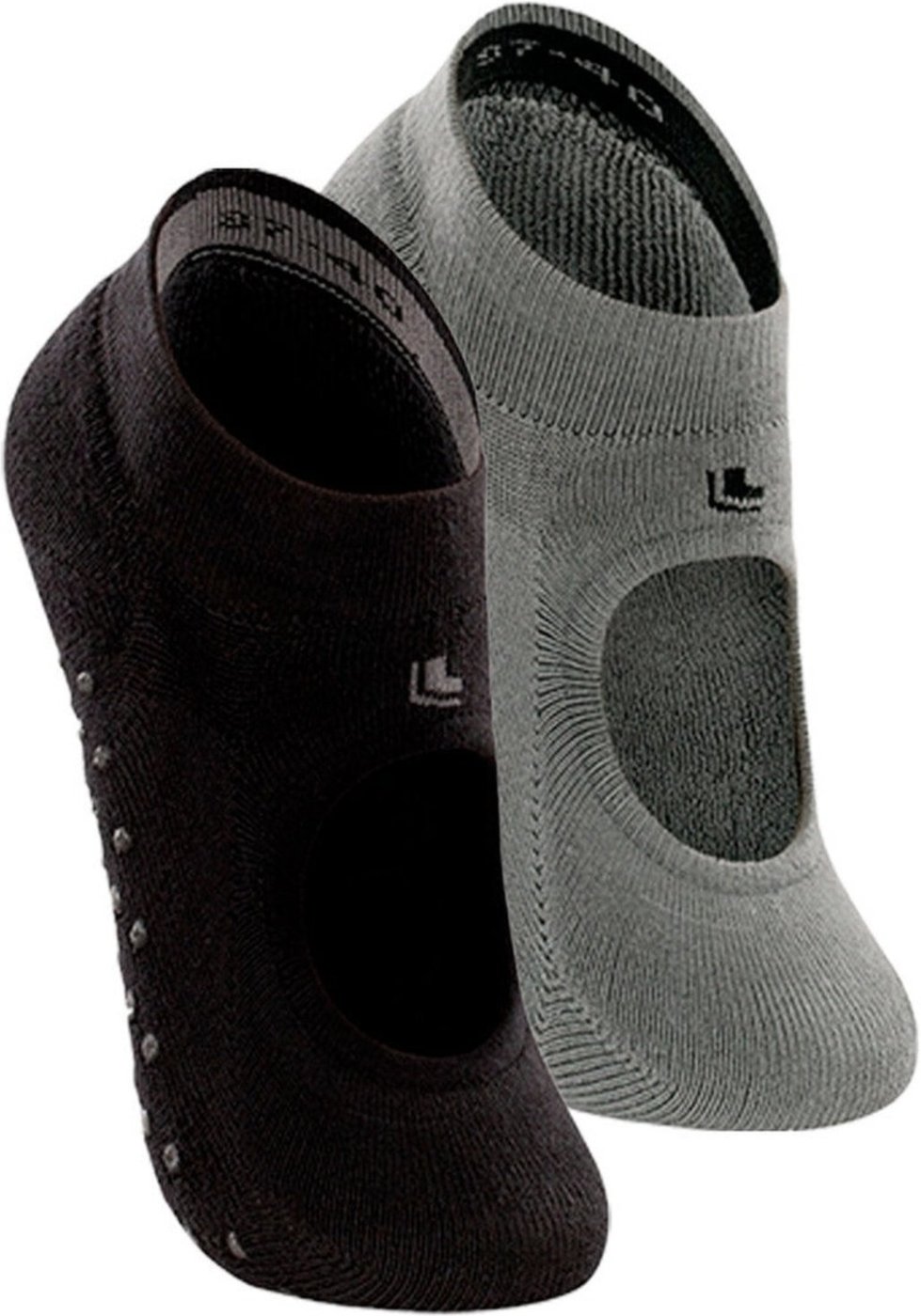 Kit com 2 Sapatilhas Antiderrapante Pilates Lupo