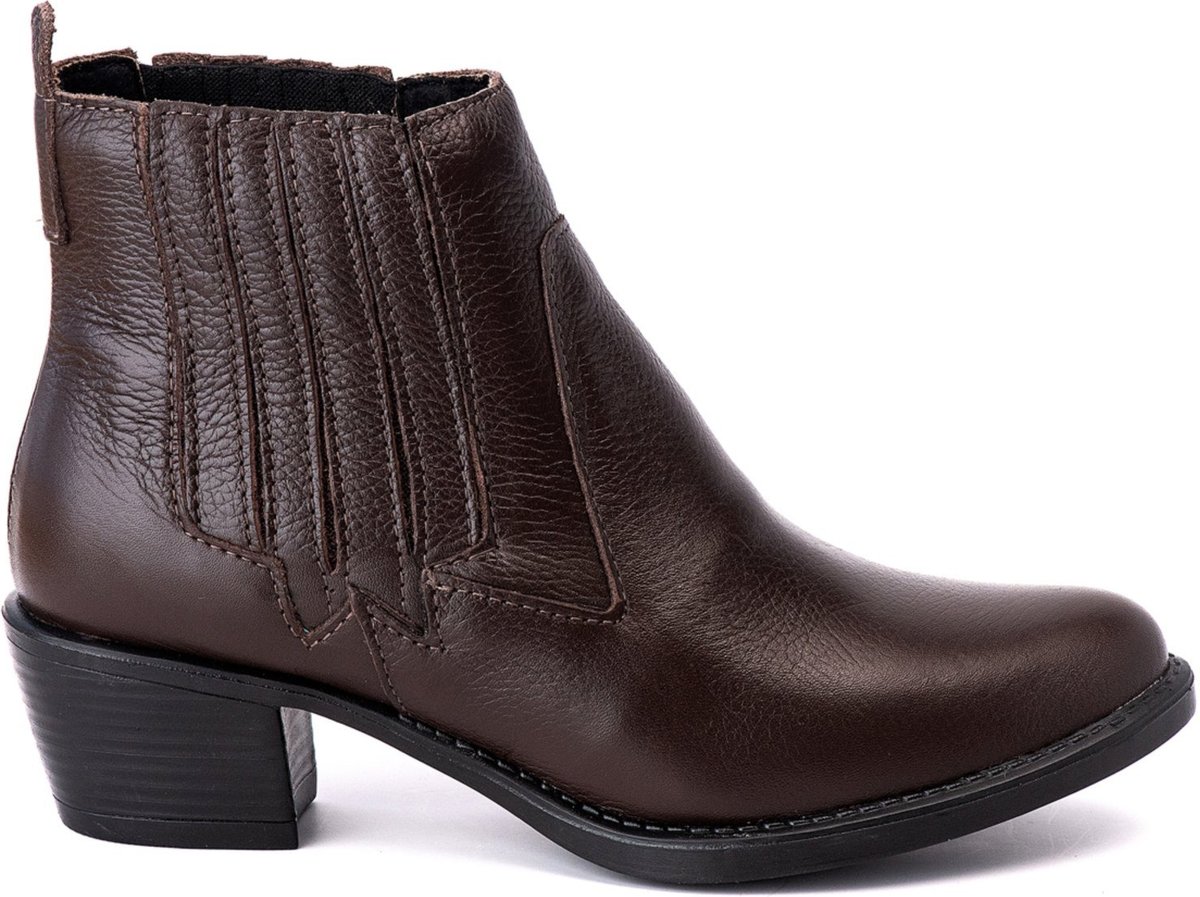 Imagem principal Bota Couro Campero Cano Curto Básic café Campero café