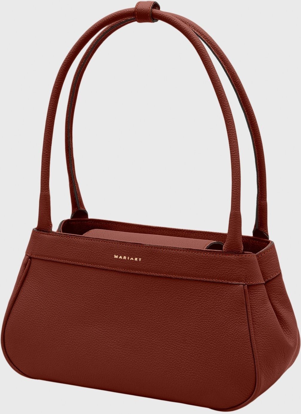 Bolsa Shoulder Couro Mariart Íris Terracota