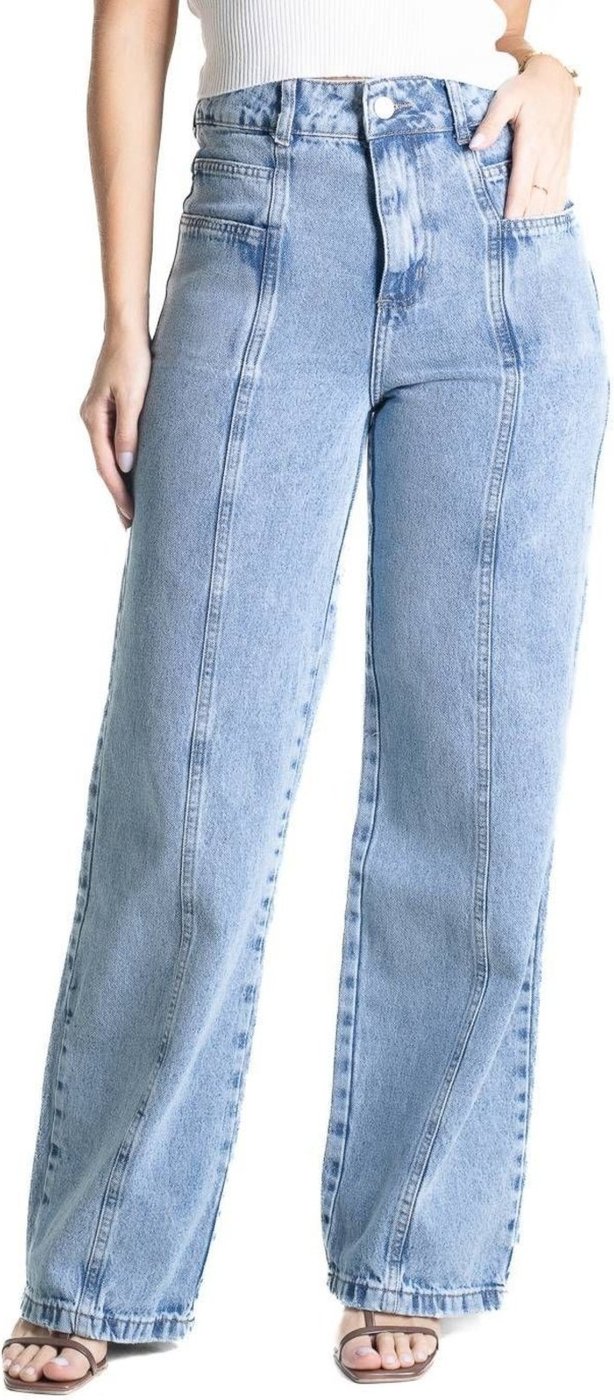 Calça Jeans Sawary Wide Leg - 281276