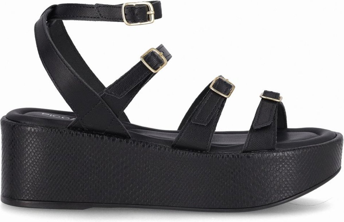 Imagem principal Sandália Leia Anabela Médio Piccadilly preto Piccadilly preto