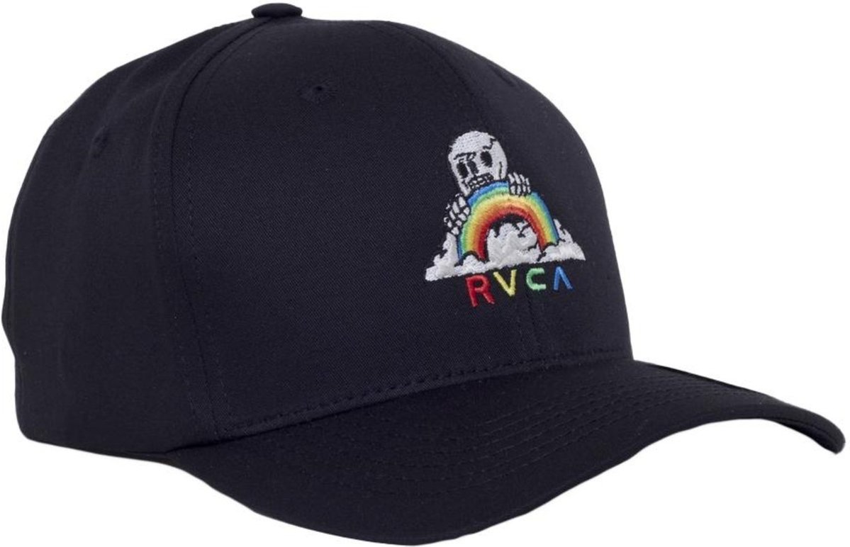 Imagem principal Boné RVCA Aba Curva Rainbow Skull Strapback SM25 preto RVCA preto