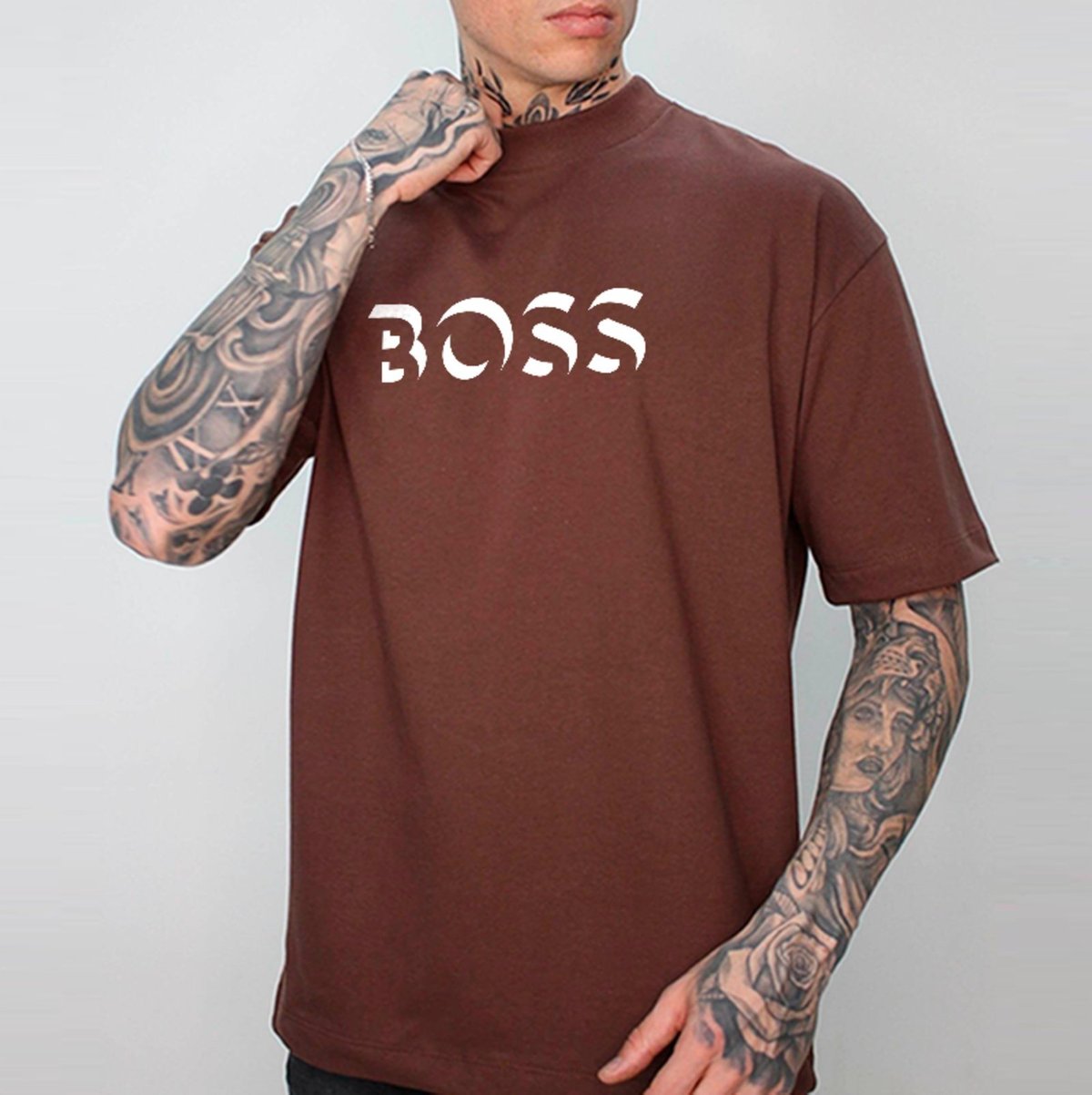 Imagem principal Camiseta Oversized Boss Lifestyle Clean Urbano Luxo ousy branco ousy branco