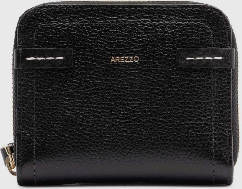 Imagem principal Carteira Feminina Arezzo Textura Granulada Preta preto Arezzo preto