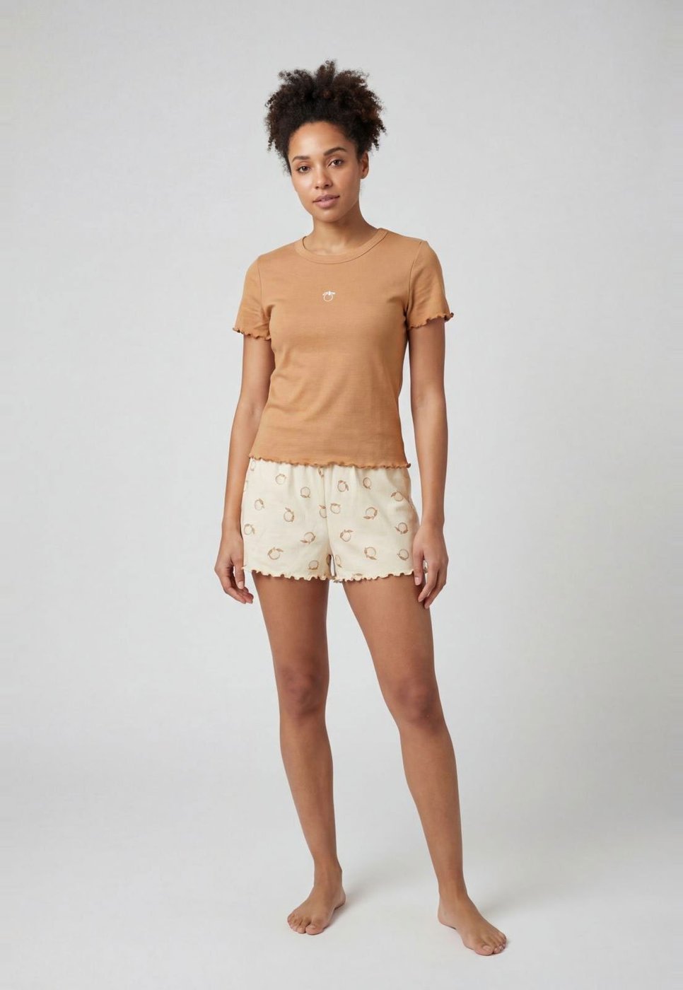 Imagem principal Conjunto Pijama Feminino Hering Estampado caramelo Hering caramelo